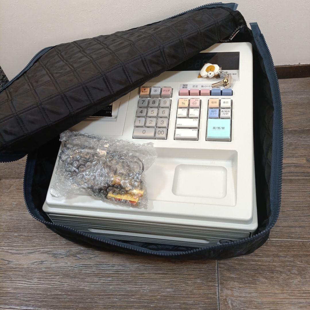 美品/SHARP XE-A417 電子レジスター ACアダプター、ロール紙、他