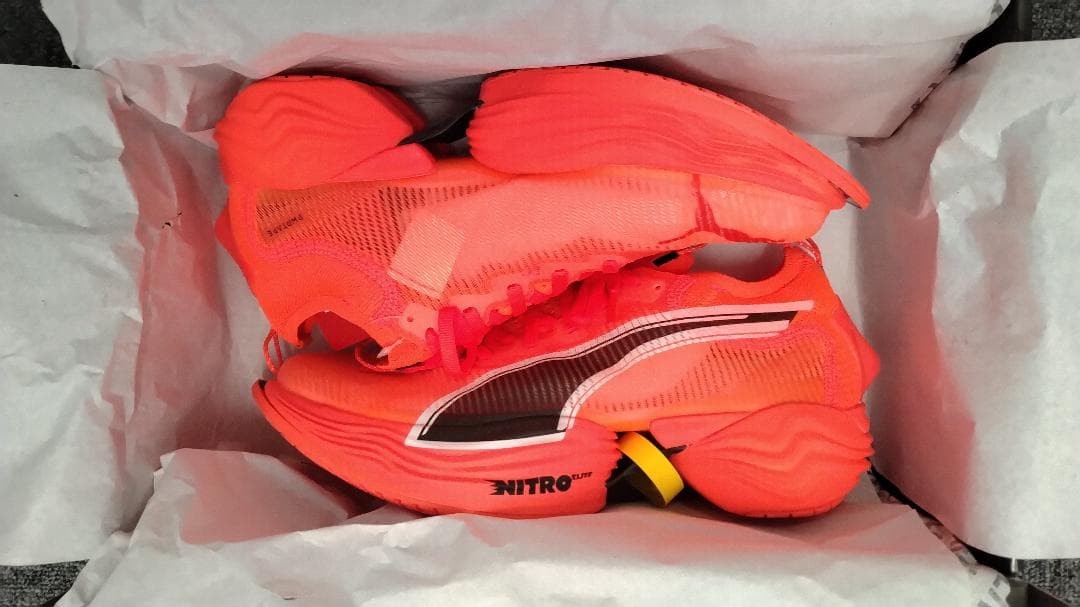 【新品 26cm】 プーマ FAST-R ニトロ エリート 2 厚底 カーボン