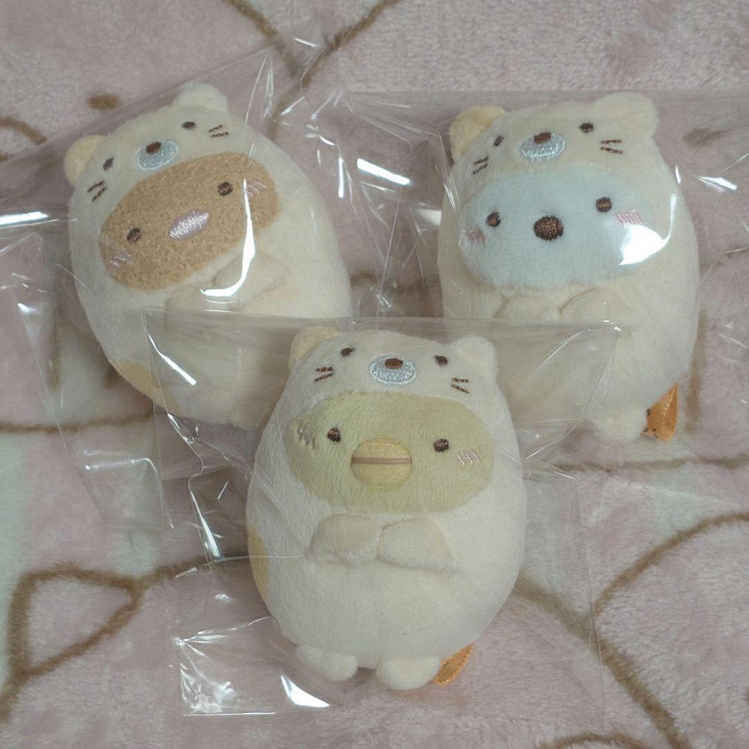 すみっコぐらし ねこの日スペシャルぬいぐるみセット から3点 ぺんぎん? 他