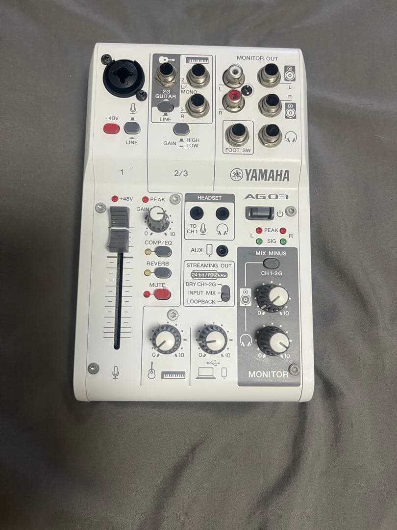 YAMAHA AG03 mk2 ライブストリーミングミキサー