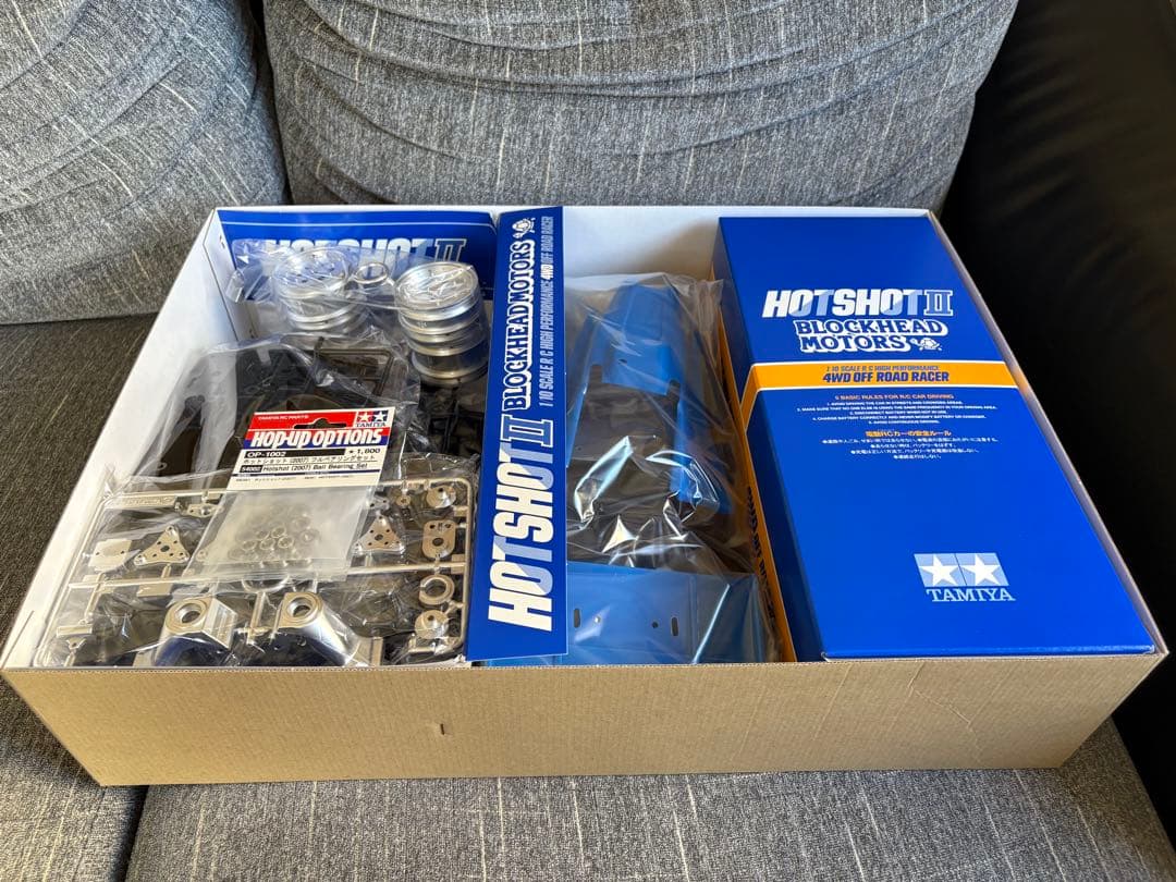 タミヤ　ホットショットII ブロックヘッドモータース　サイン付き　フルベアリング