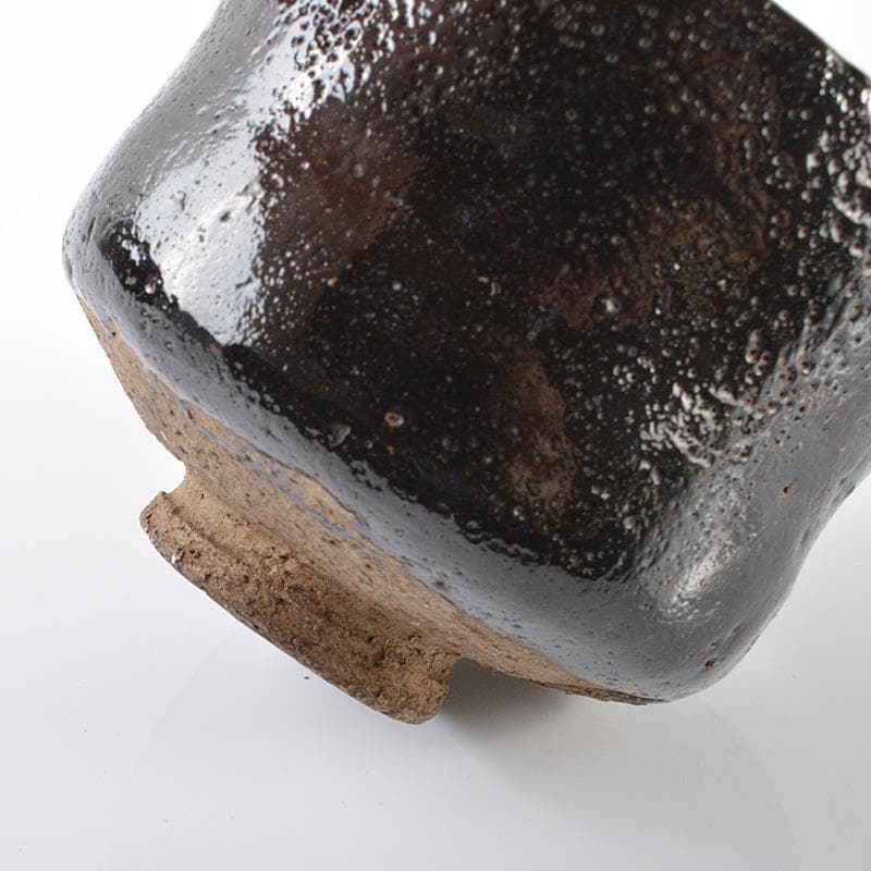 茶道具　楽吉左衛門　黒楽茶碗　小服茶碗　V　R6202