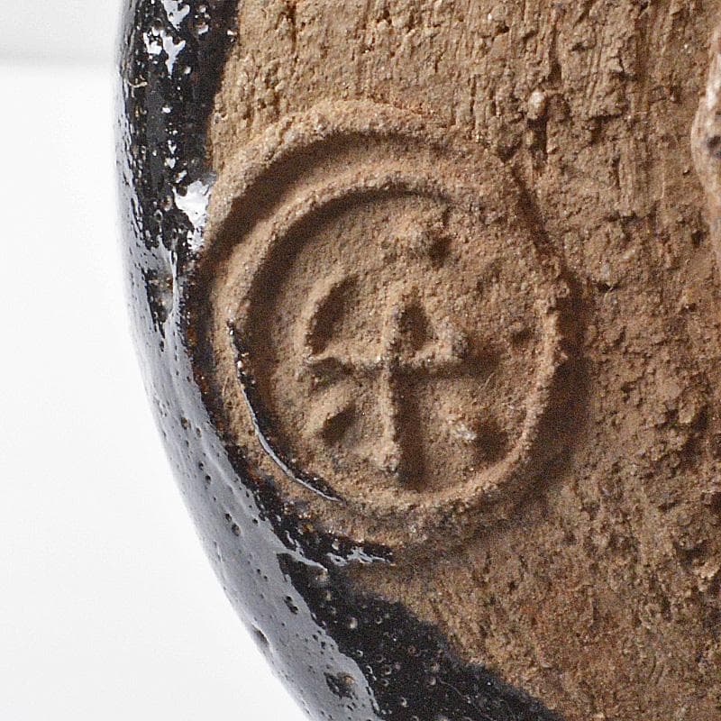 茶道具　楽吉左衛門　黒楽茶碗　小服茶碗　V　R6202