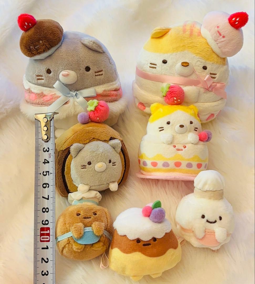すみっコぐらし♡ねこのきょうだい♡ケーキ♡てのりぬいぐるみ♡完売品♡美品♡
