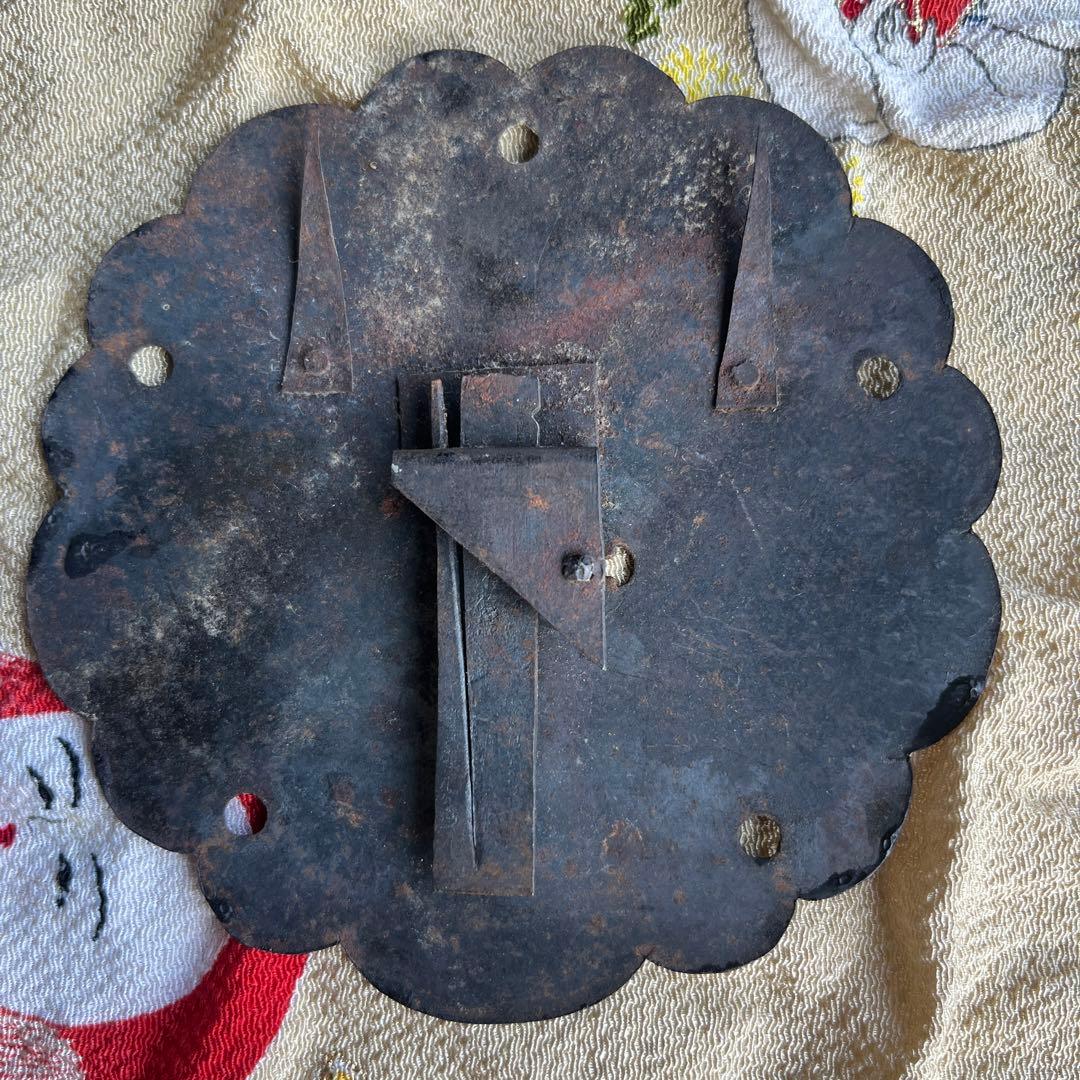 時代　箪笥 前金具 錠前金具「蕪」かぶら　たんす アンティーク 古民具 和風