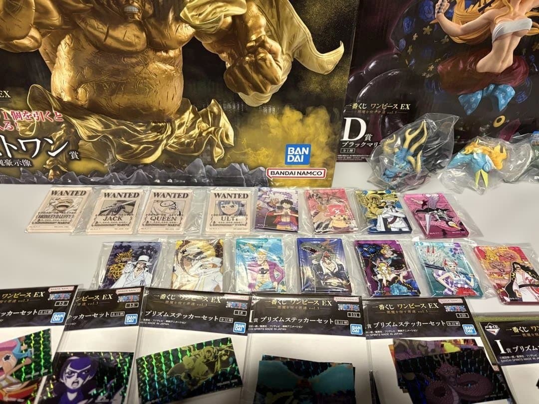 ワンピース一番くじ　A賞B賞D賞E賞ラストワン　セミコンプ