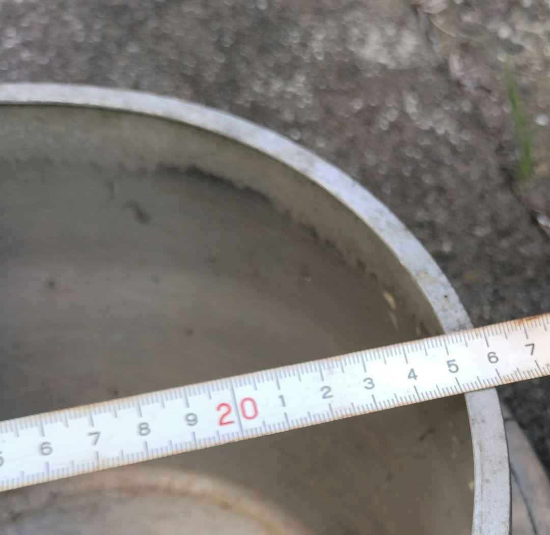 ホクア　北陸アルミニウム　羽釜　キャンプ　炊き出し　ヴィンテージ　レトロ