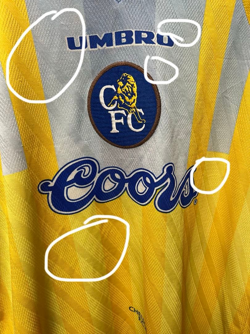 【正規品】 ゾラ ＃２５ チェルシー ９６／９８ ユニフォーム (A)