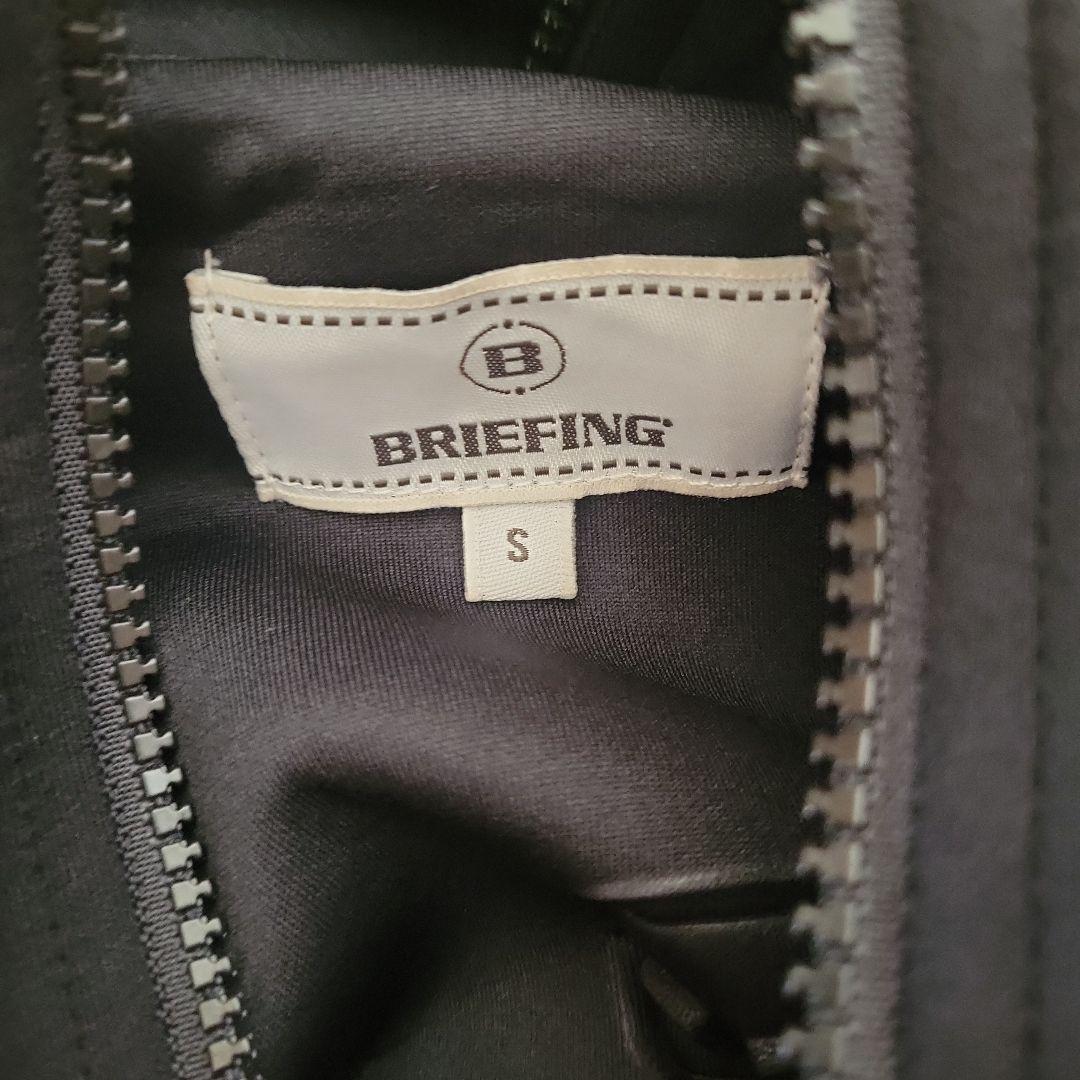 美品❤BRIEFING フード付きウォームダブルジップジャケット☆ブラック