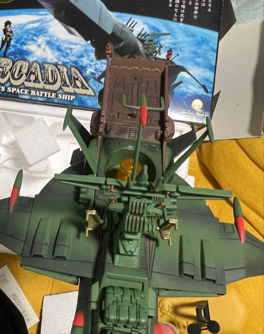 【開封】新世紀合金 SGM-01 アルカディア号 (限定 汚し塗装版)
