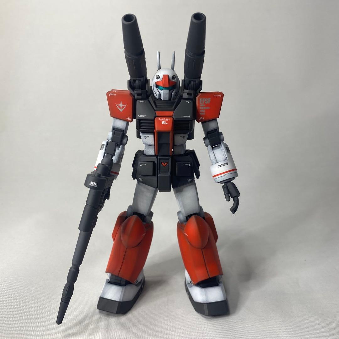 HG プロトタイプジムキャノン　全塗装　完成品　ガンプラ　塗装済