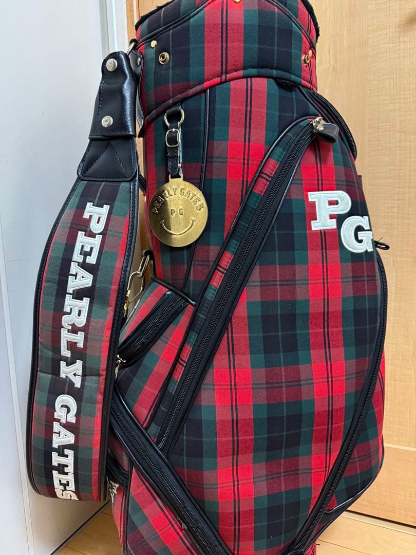 完売★パーリーゲイツ★キャディバッグ★ゴルフ★ゴルフバッグ★レア★チェック柄