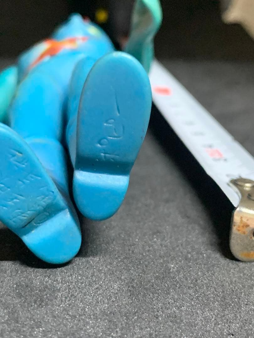 昭和レトロ　当時物　流星人間ゾーン　ソフビ　人形　ポピー