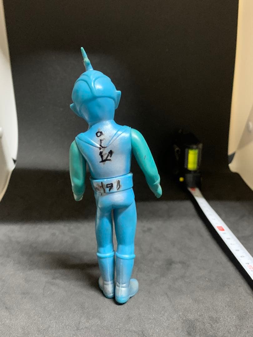 昭和レトロ　当時物　流星人間ゾーン　ソフビ　人形　ポピー