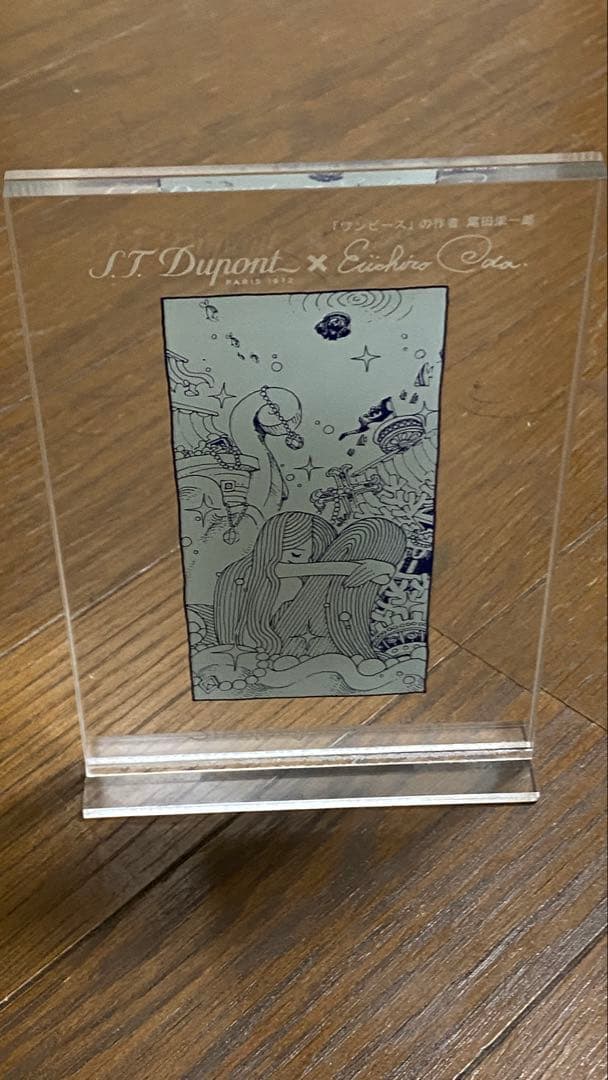 激レア非売品・展示品ライターのデュポン×ワンピース尾田栄一郎のコラボ　スタンド