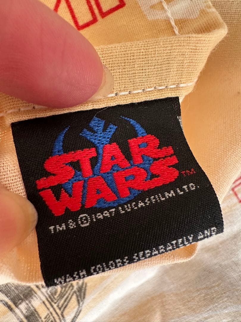 1997年スター・ウォーズ フラットシーツ古着ヴィンテージ USA