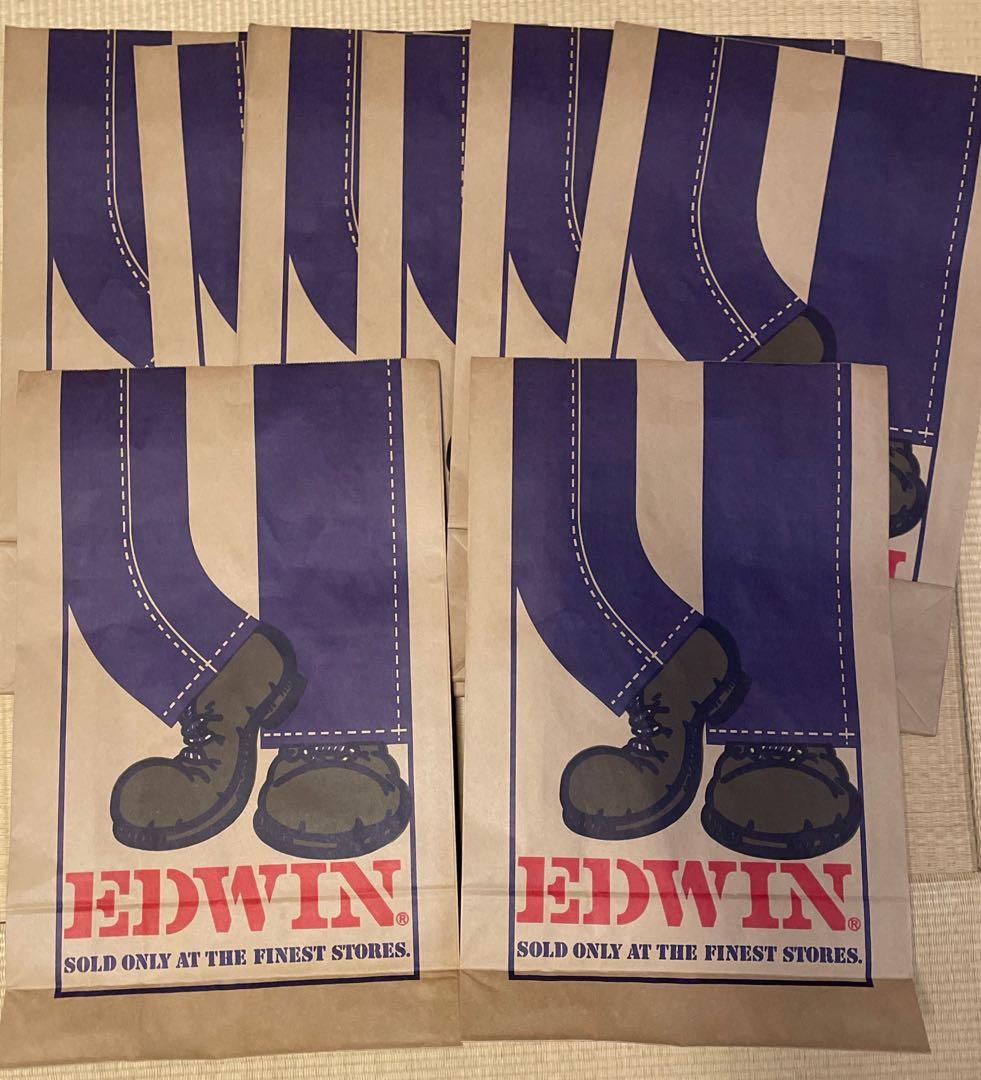 デッドストック　EDWIN 9枚　紙袋　エドウィン