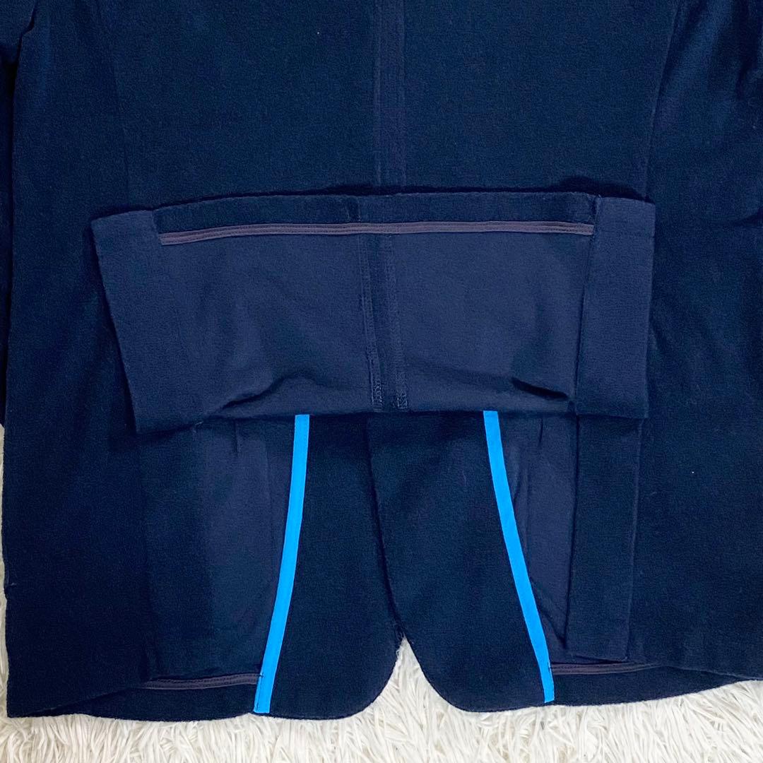 美品　and per se アンパシィ　テーラードジャケット　ネイビー　L 紺