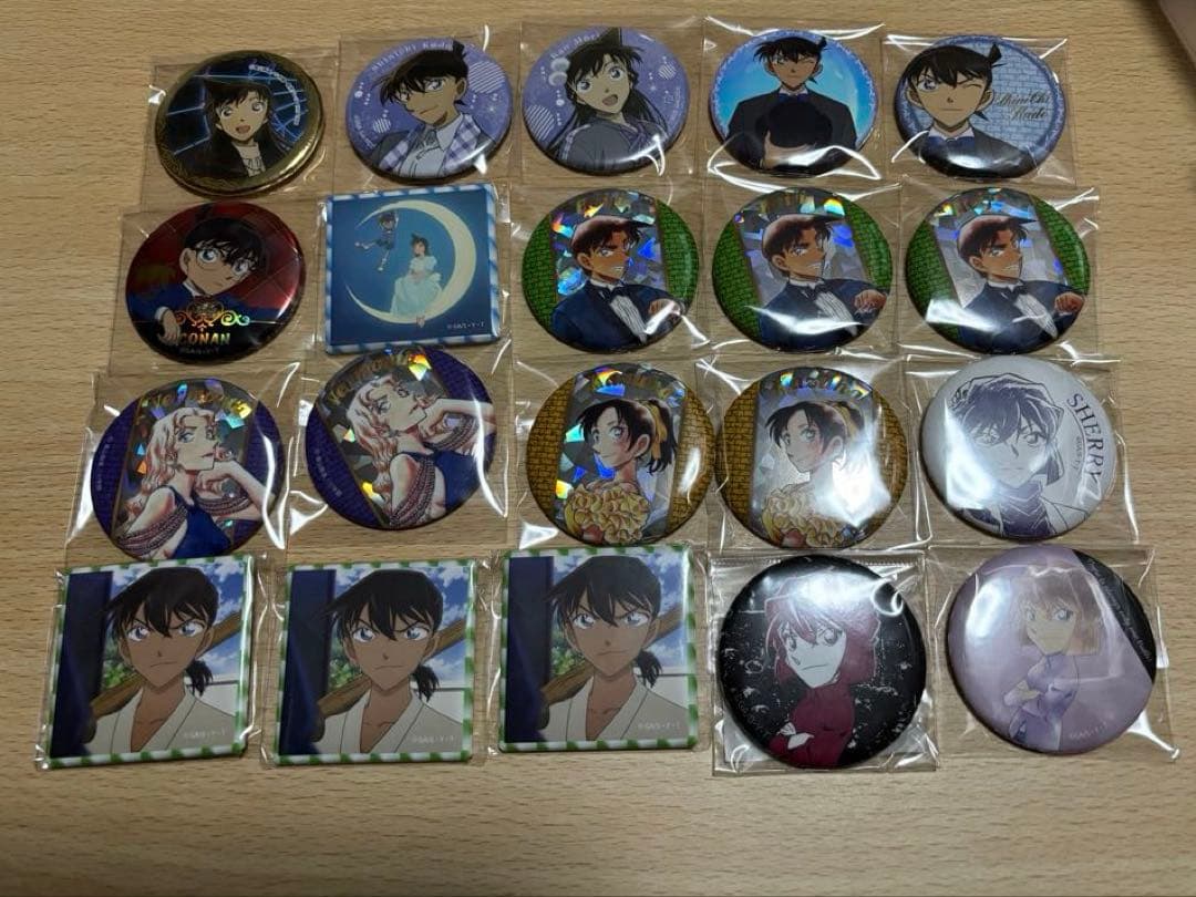 名探偵コナン 缶バッジ 54点セット バラ売り可能