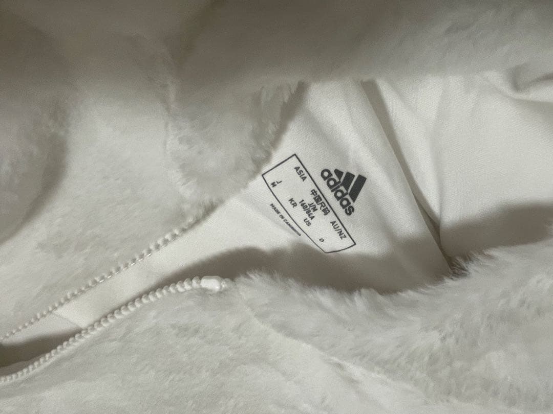 あお様アディダス スリーストライプス ボアフリースセットアップ　ゴルフ