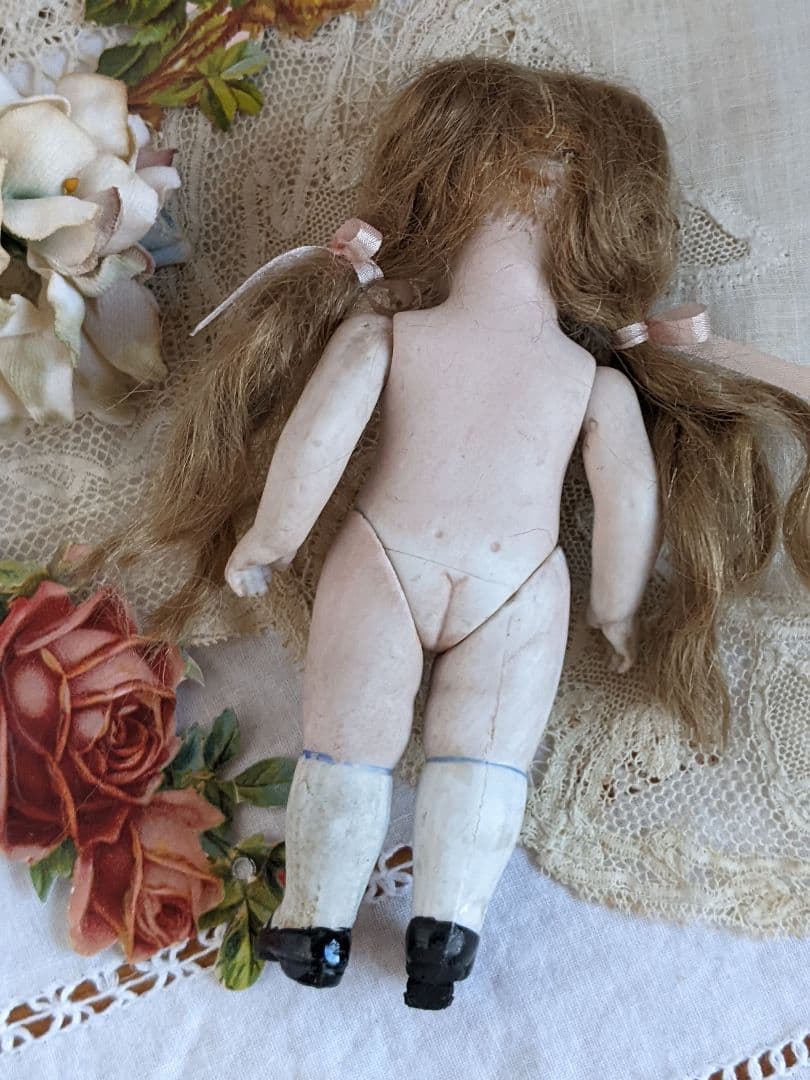 【s】アンティークビスクドール　ミニョネット　ケストナー150 　２体セット