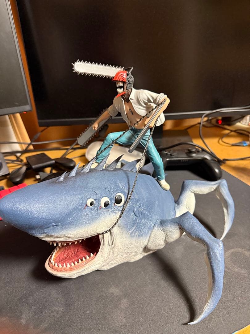 チェンソーマン 一番くじ ラストワン賞 チェンソーマン＆ビームフィギュア