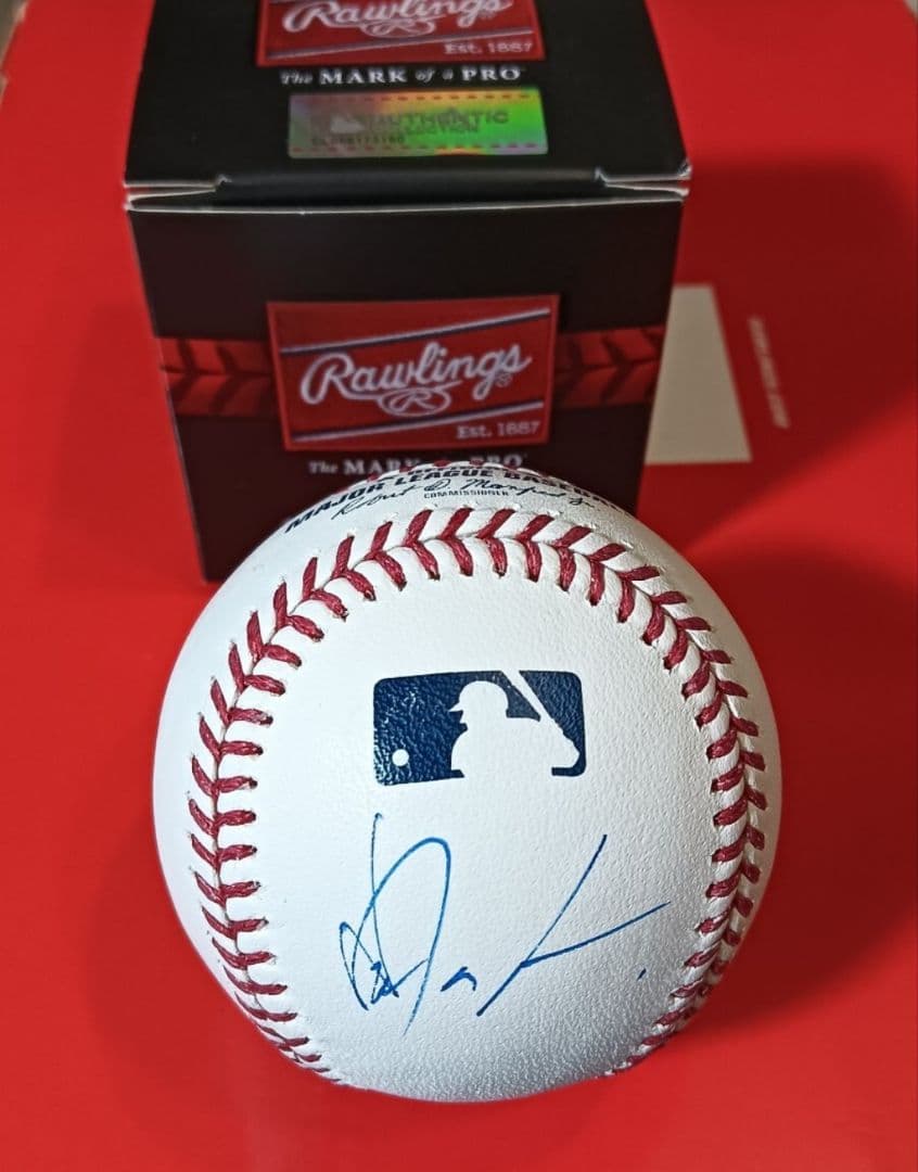 ロサンゼルス・ドジャース 山本由伸 直筆サインボール　MLB 公式球