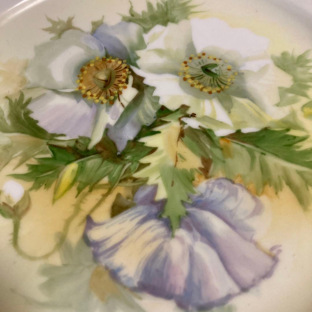 オールドノリタケ　金盛　手描き　絵皿