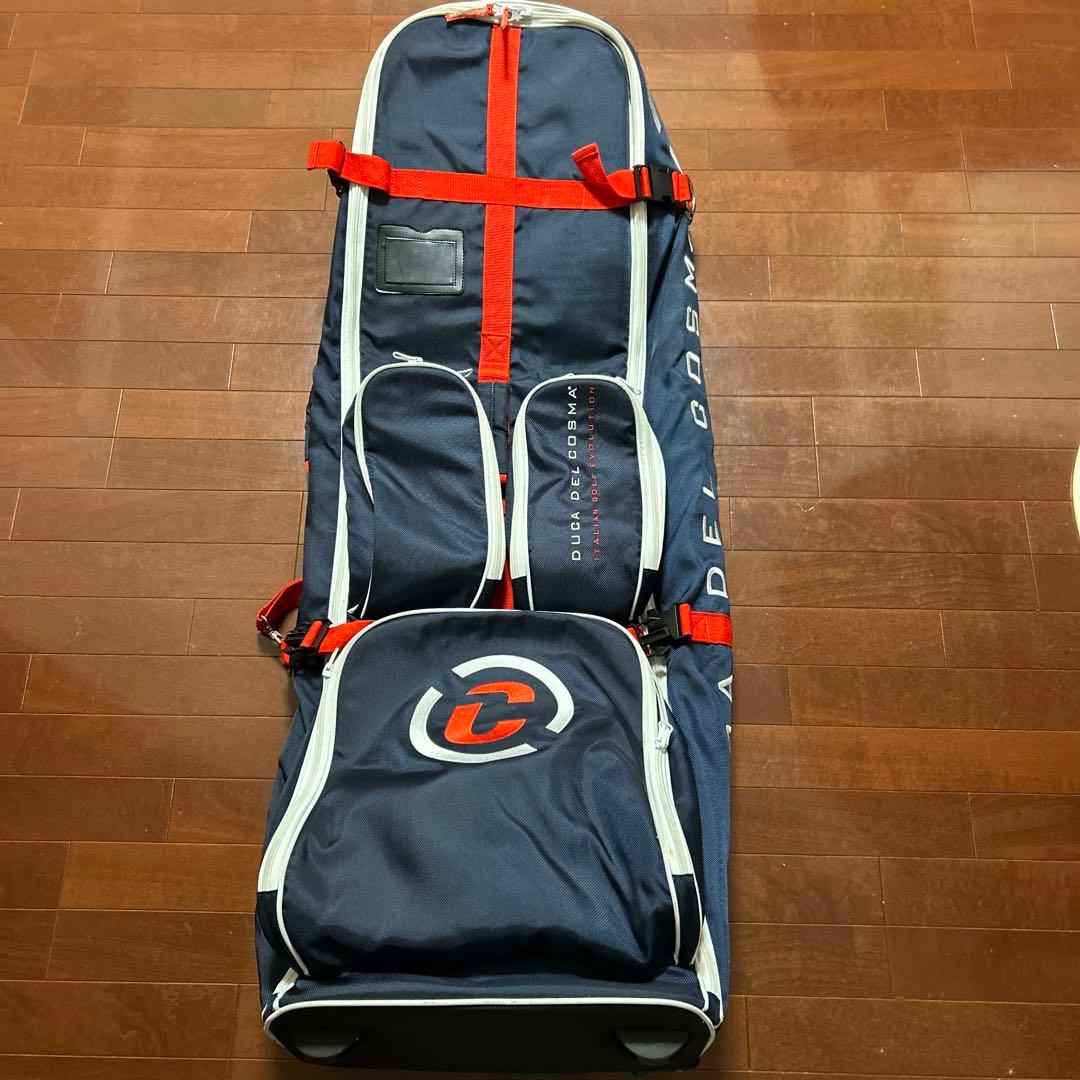 キャスター付ゴルフトラベルバッグ DUCA DEL COSMA キャディバッグ