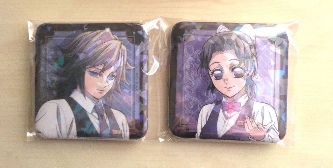 第二弾　モクテルバー　缶バッジ　義勇　しのぶ　鬼滅の刃　くじ