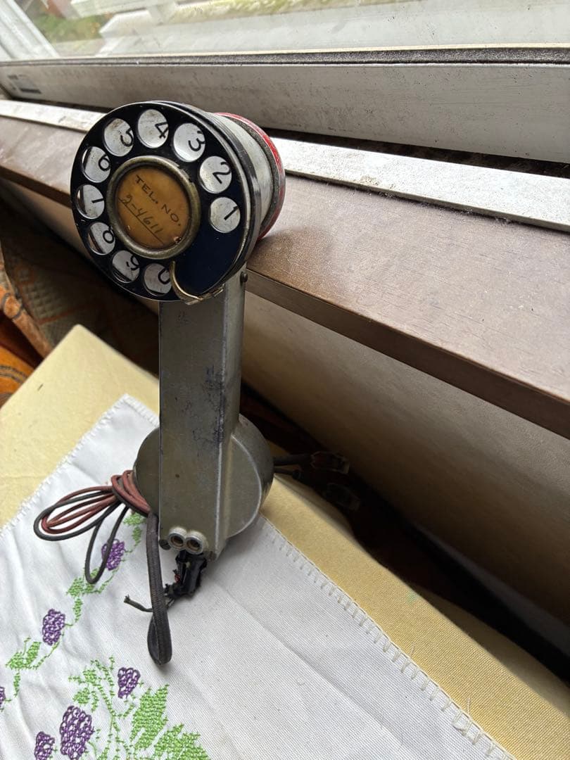 アンティーク　電話機　Werstern Electric 1921年　アメリカ