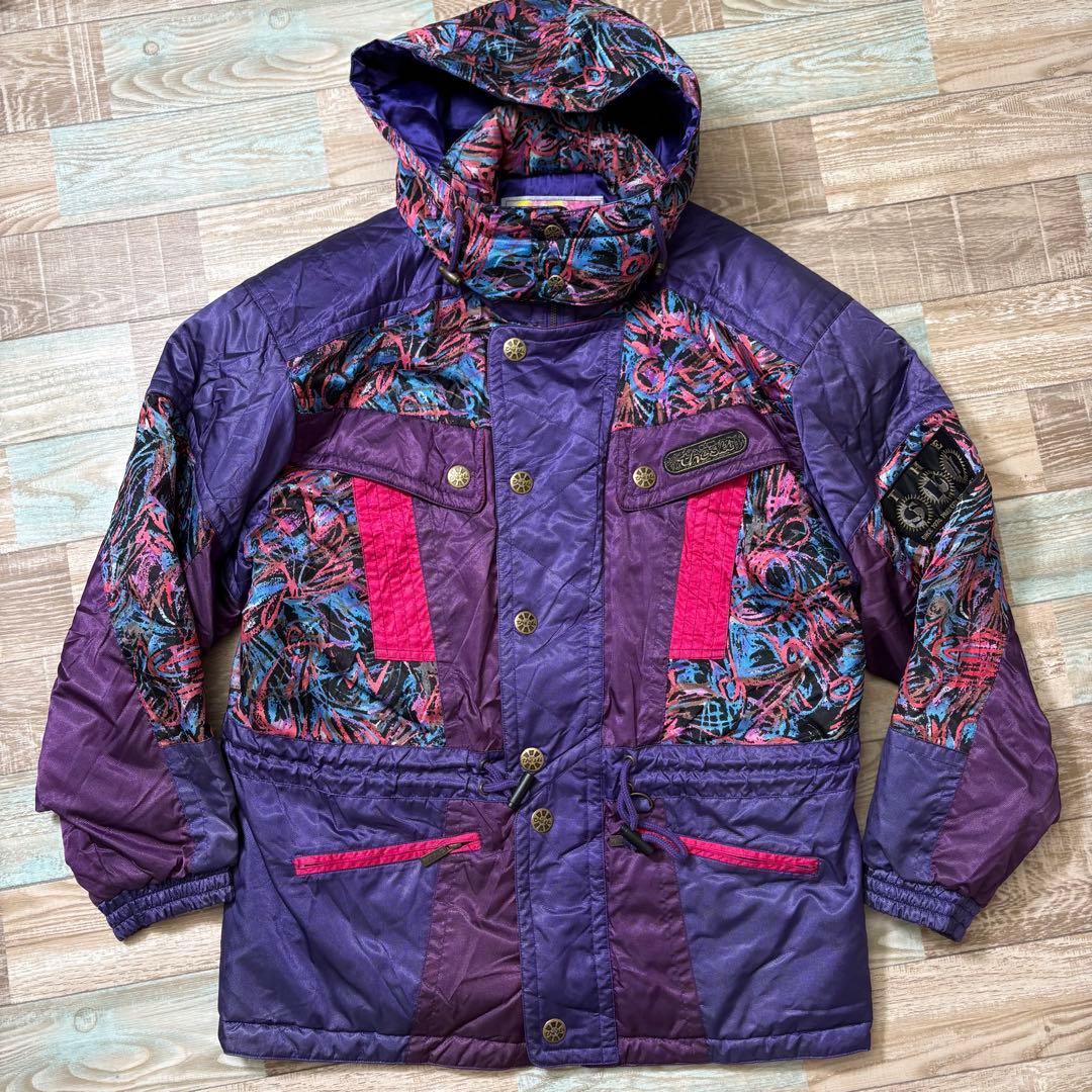 the ski ザ スキー スキーウェア スノボー 雪遊び 除雪 レトロ L