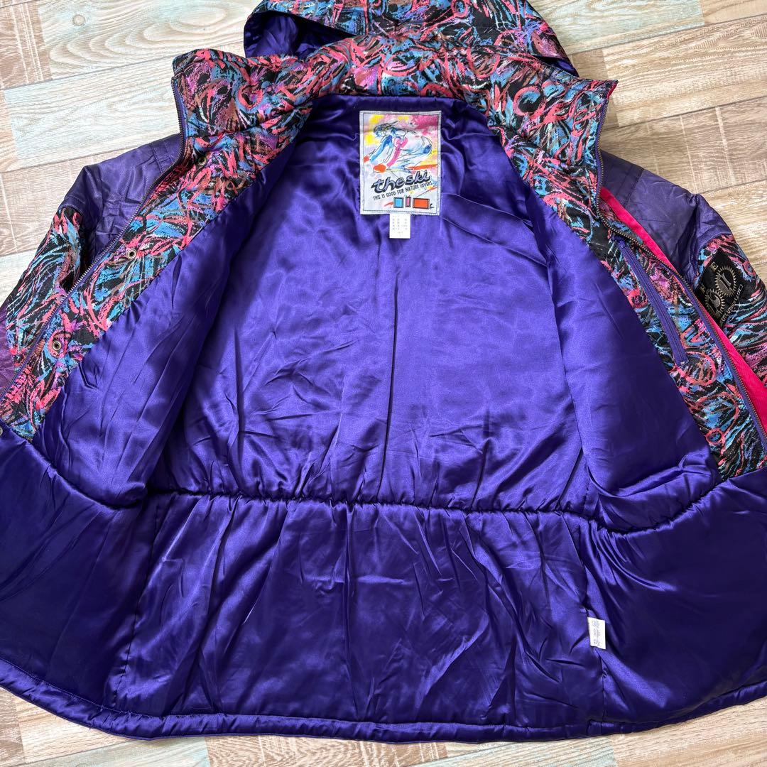 the ski ザ スキー スキーウェア スノボー 雪遊び 除雪 レトロ L