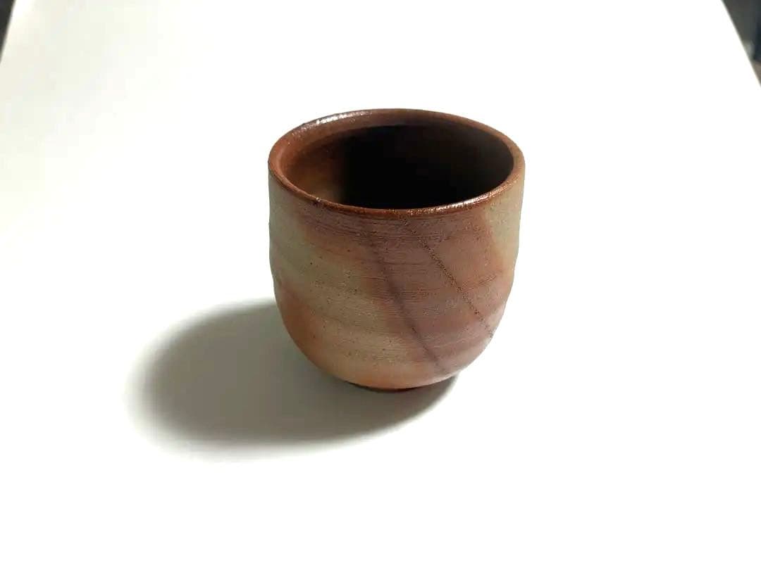 【新品・未使用】備前焼 作家物 湯飲み