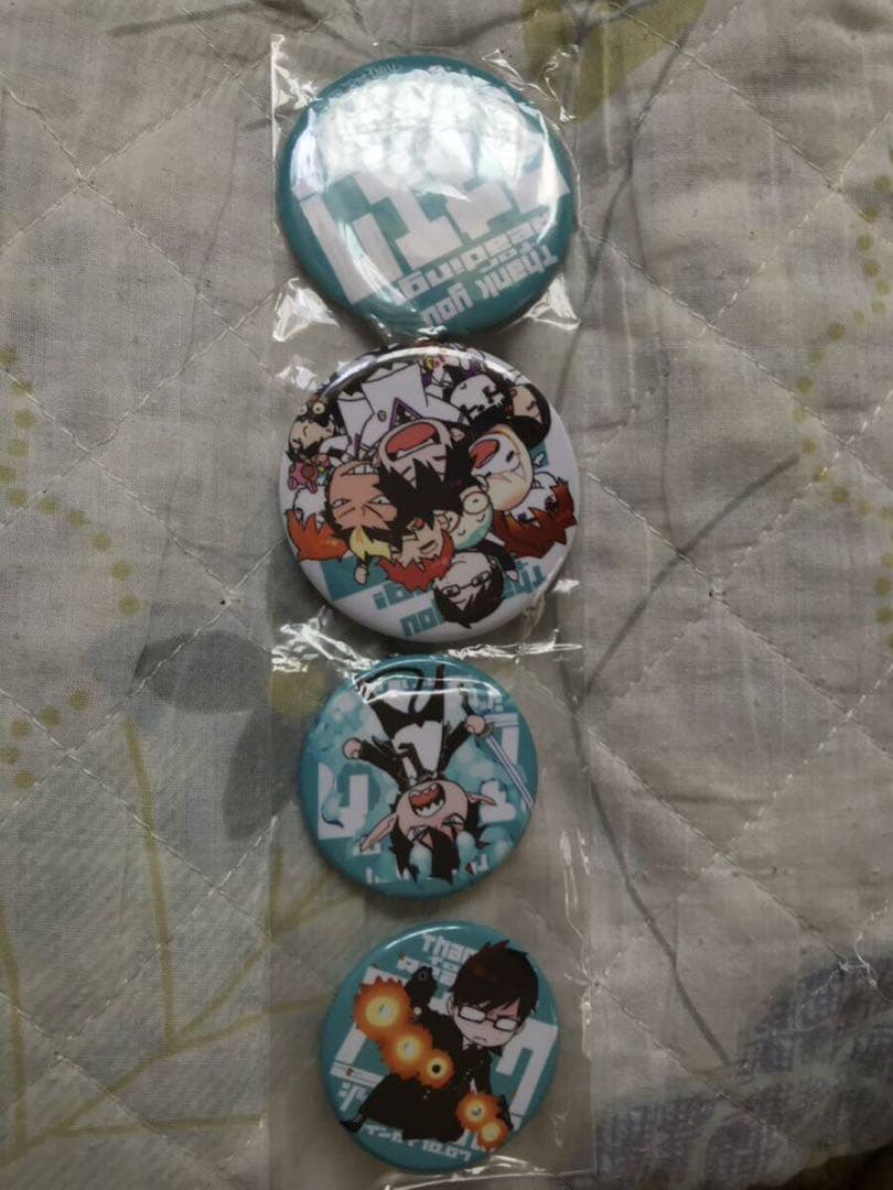 未開封 青の祓魔師 サイン会缶バッジセット 加藤和恵