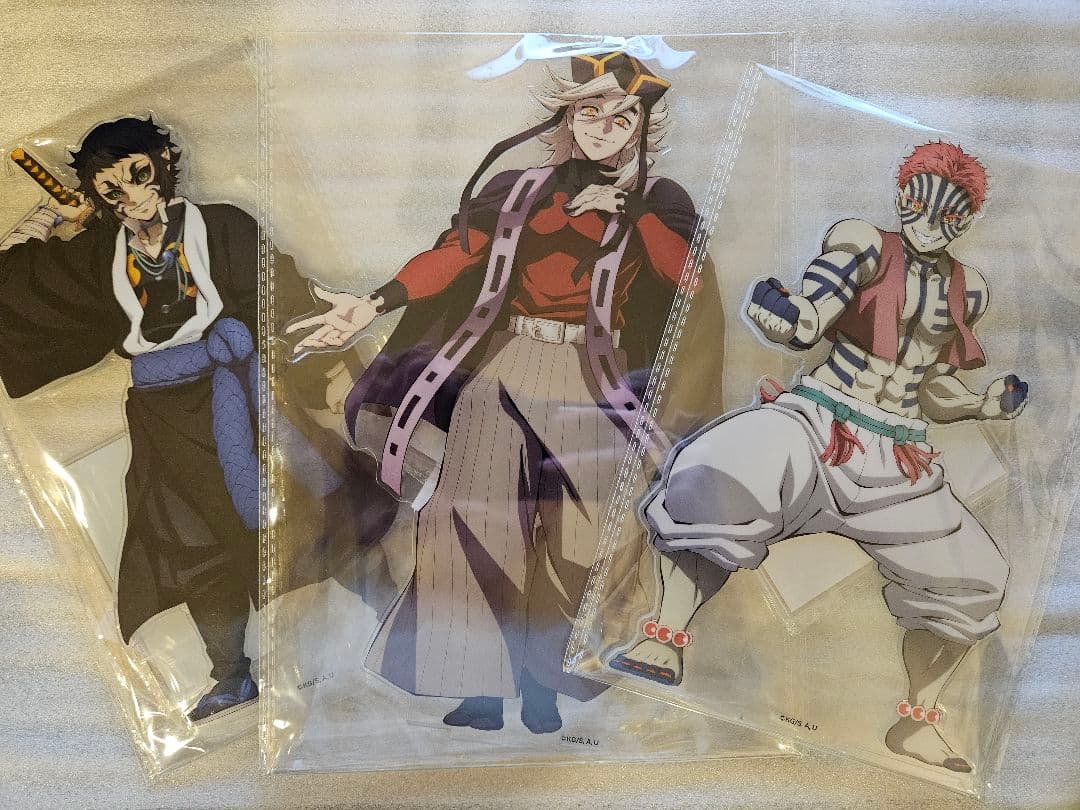 アニプレックス くじ 鬼滅の刃 C賞 アクリルスタンド 童磨 獪岳 猗窩座