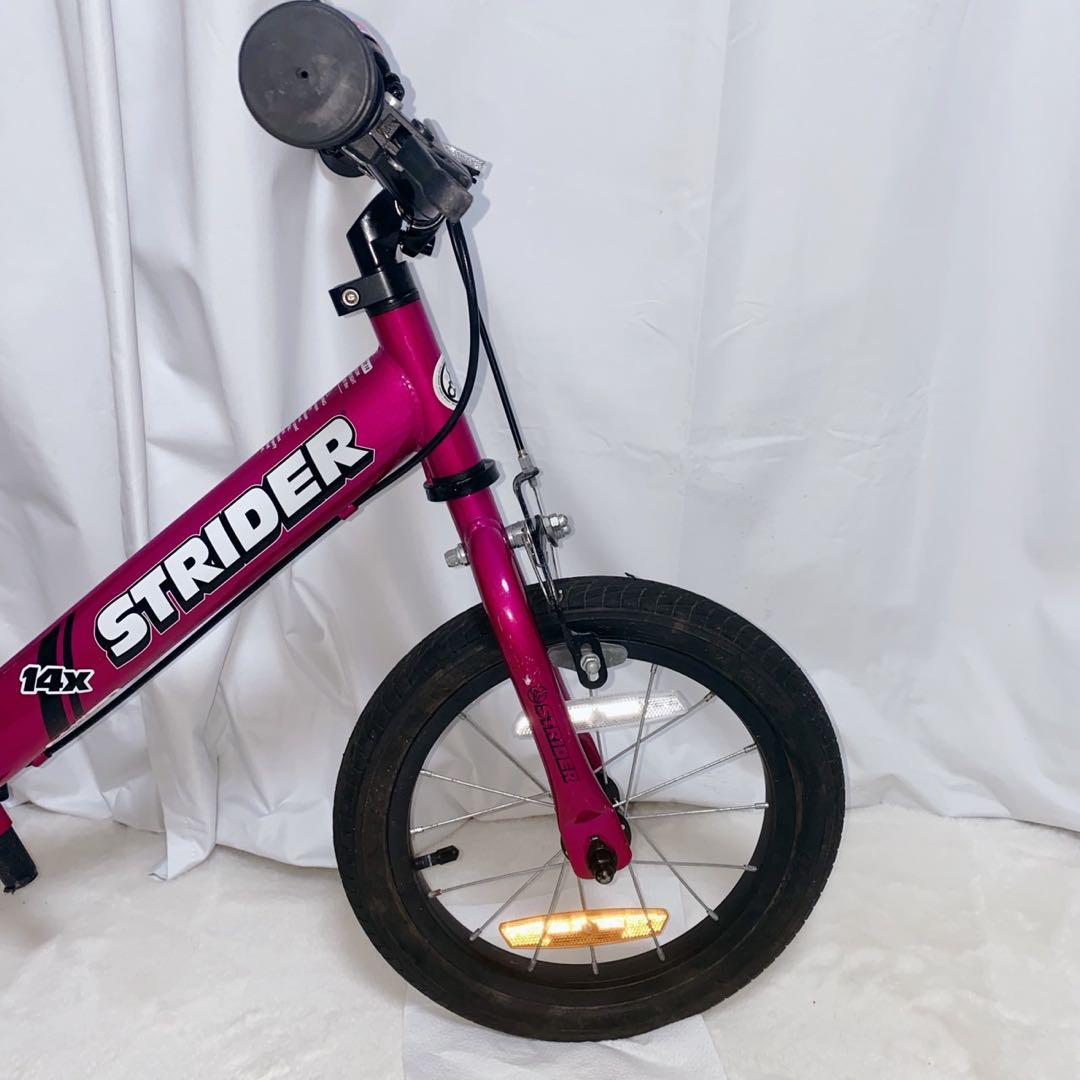 【★未使用級★】ストライダー 14x 14インチ　ピンク　キッズバイク