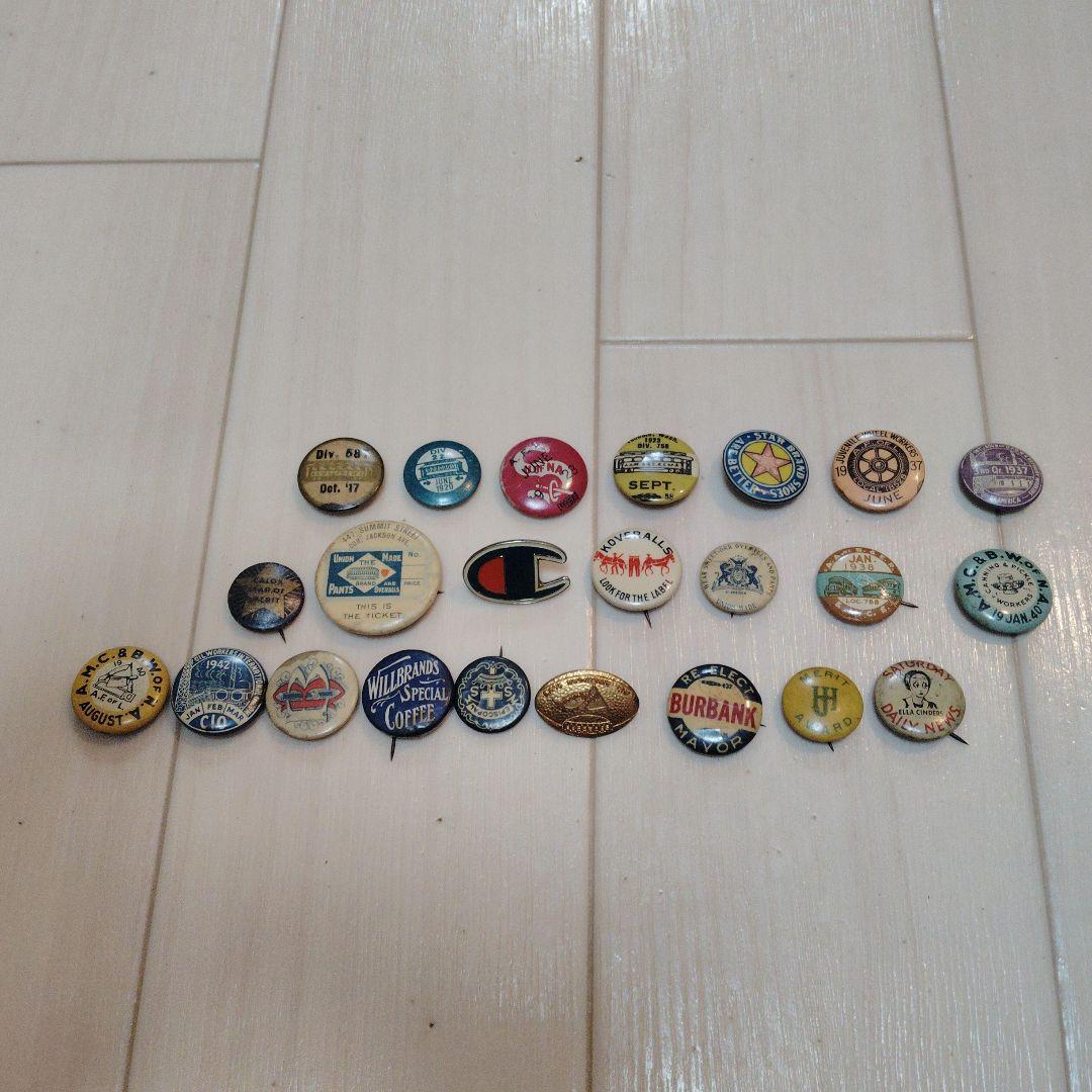 ビンテージ ピンバッジ コレクション