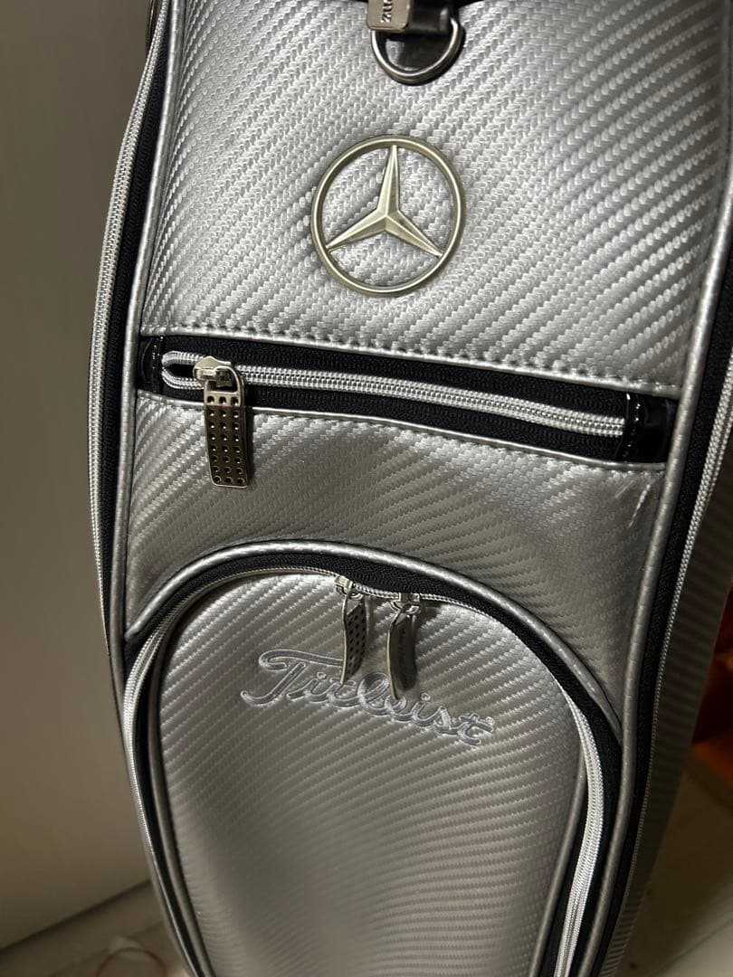 Titleist Mercedes Benz キャディバッグ　シルバー
