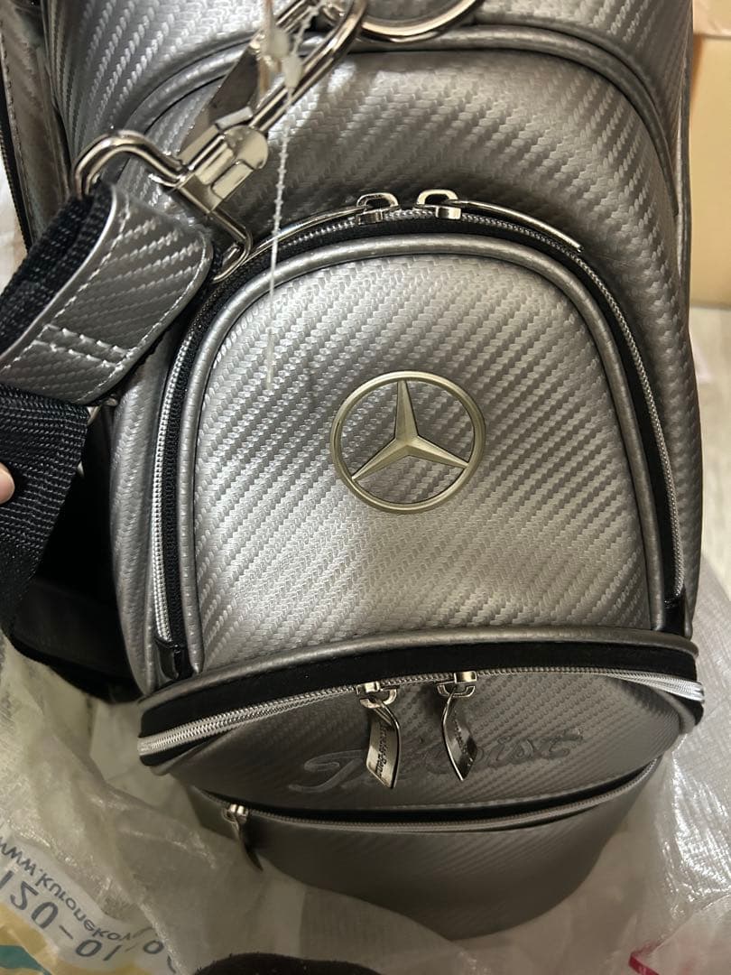 Titleist Mercedes Benz キャディバッグ　シルバー