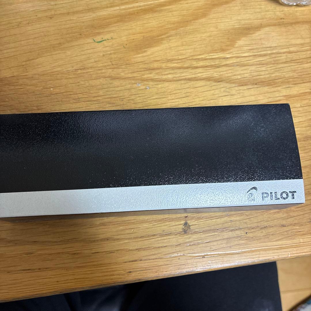 PILOT シャープペンシル 木製・黒、茶色ケース付き