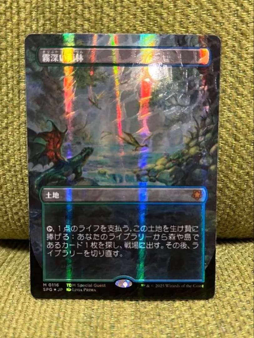 MTG　霧深い雨林/Misty Rainforest　ドラゴンスケイルFoil
