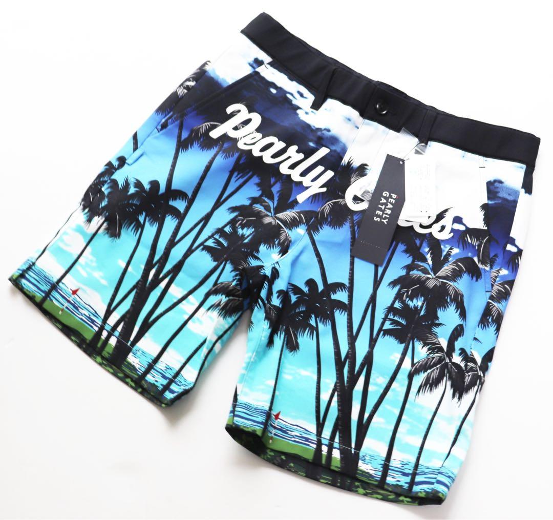 《パーリーゲイツ》新品 ドビーストレッチ ショートパンツ 5(W82~86)