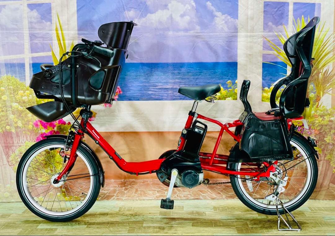人気モデル！ギュット⭐️12AHパナソニック子供乗せ電動アシスト自転車Y2769