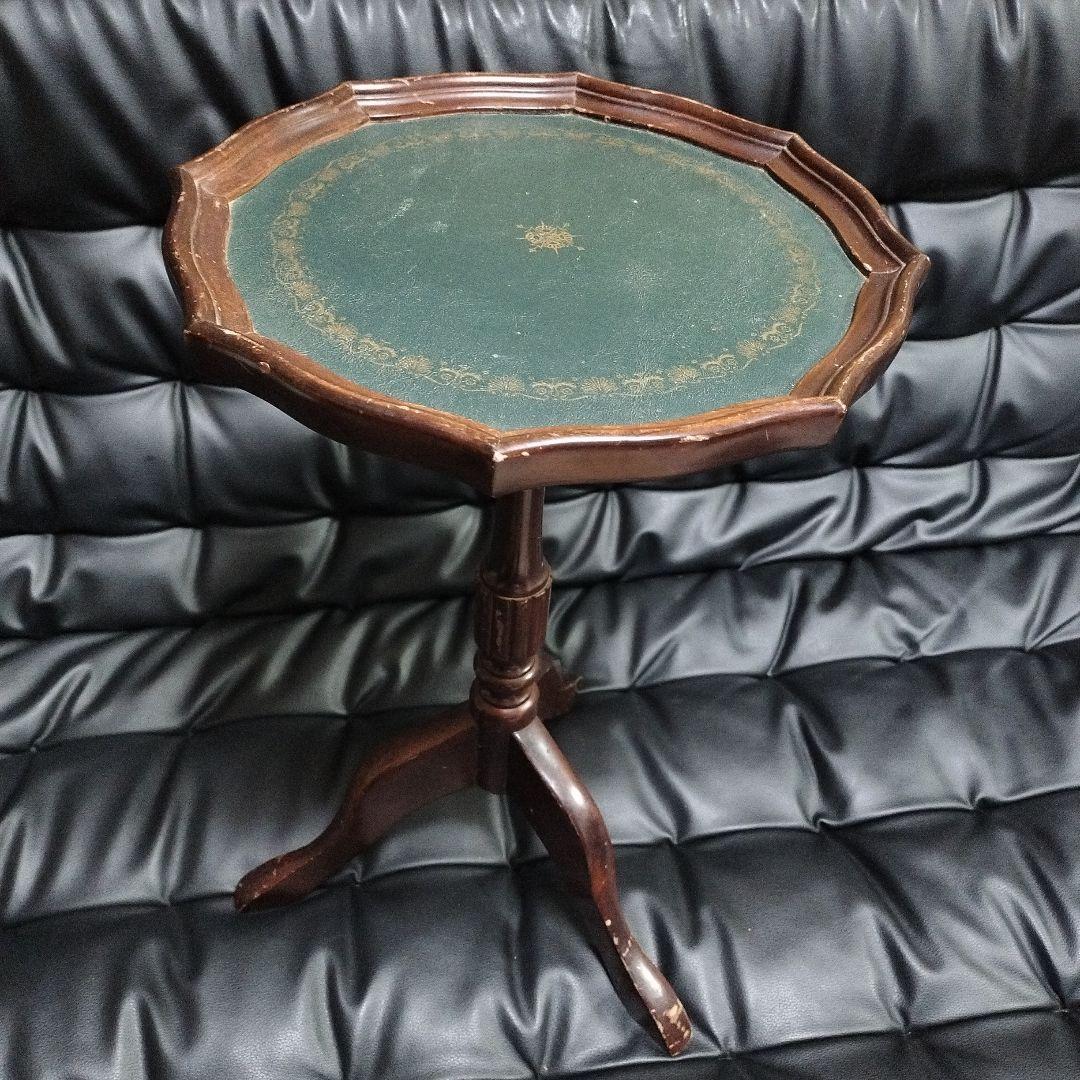 アンティーク サイドテーブル 三本足 昭和レトロ