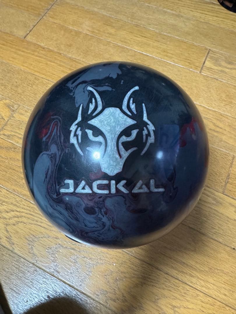 MOTIV ジャッカルオニキス　15ポンド　ボウリングボール　シャミー付き