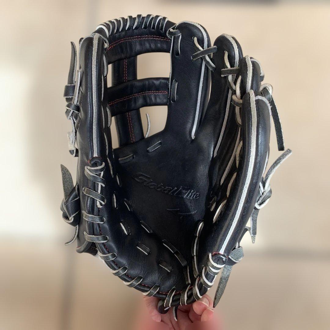 ミズノグローバルエリート軟式グローブ 黒