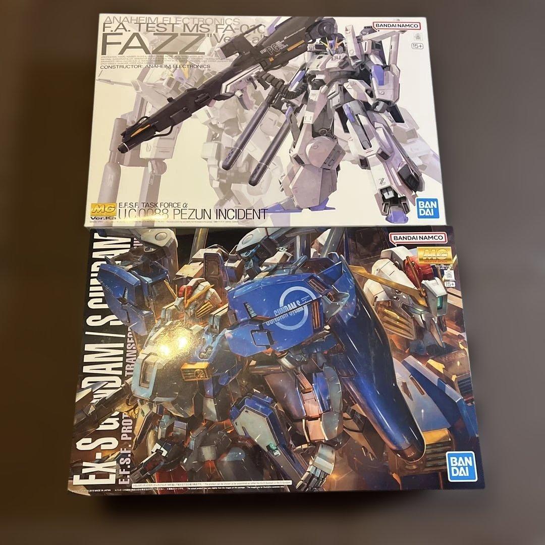 MG FAZZ Ver.Ka Ex-Sガンダム/Sガンダム　セット