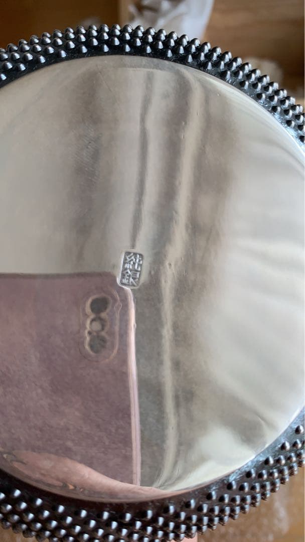 純銀刻印秀峰作茶器セット共箱付 重量1338g 煎茶道具骨董工芸最終価格３５万円