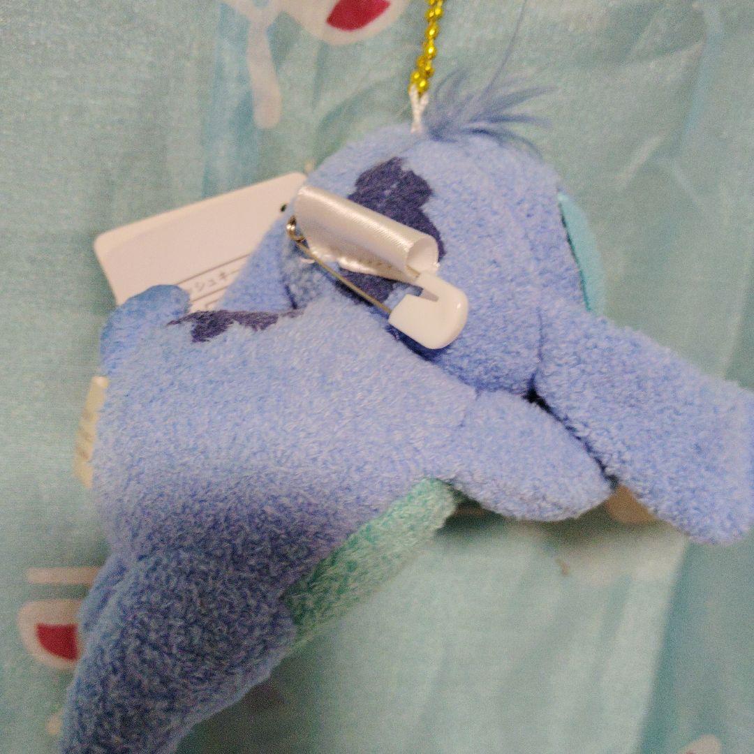 ディズニーストア　スティッチ　プラッシュキーチェーン　ぬいば